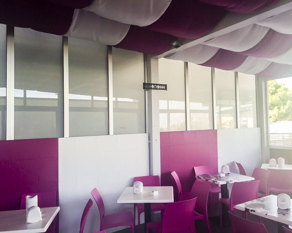 TENDAGGI E ARREDI INTERNI PER BAR