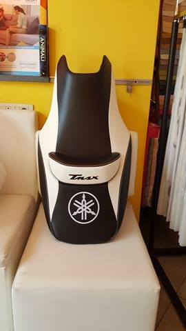 Rivestimento sella moto/scooter personalizzata